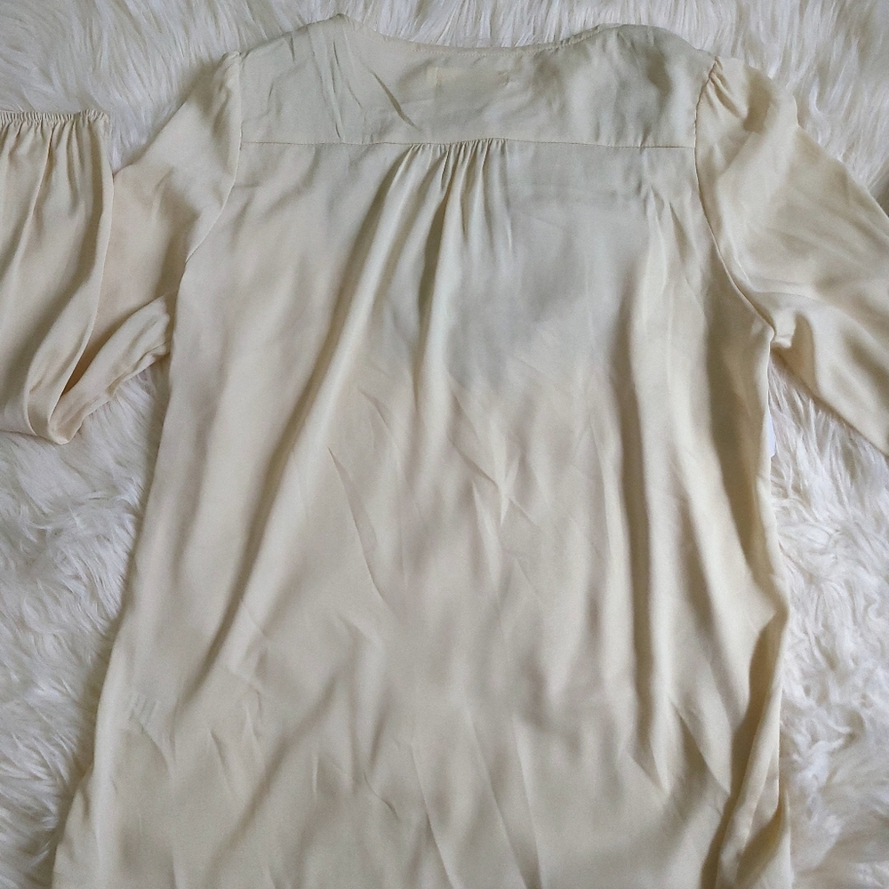 Comme Toi | Black Lace Scoop Neck Blouse sz large - Picture 3 of 6